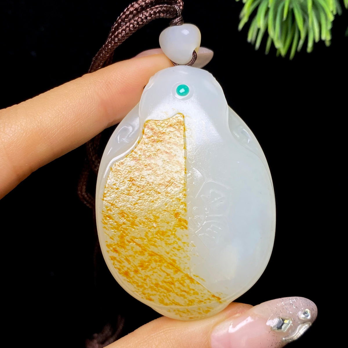 和田玉籽料观音（40.0g）