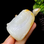 和田玉籽料观音（56.0g）