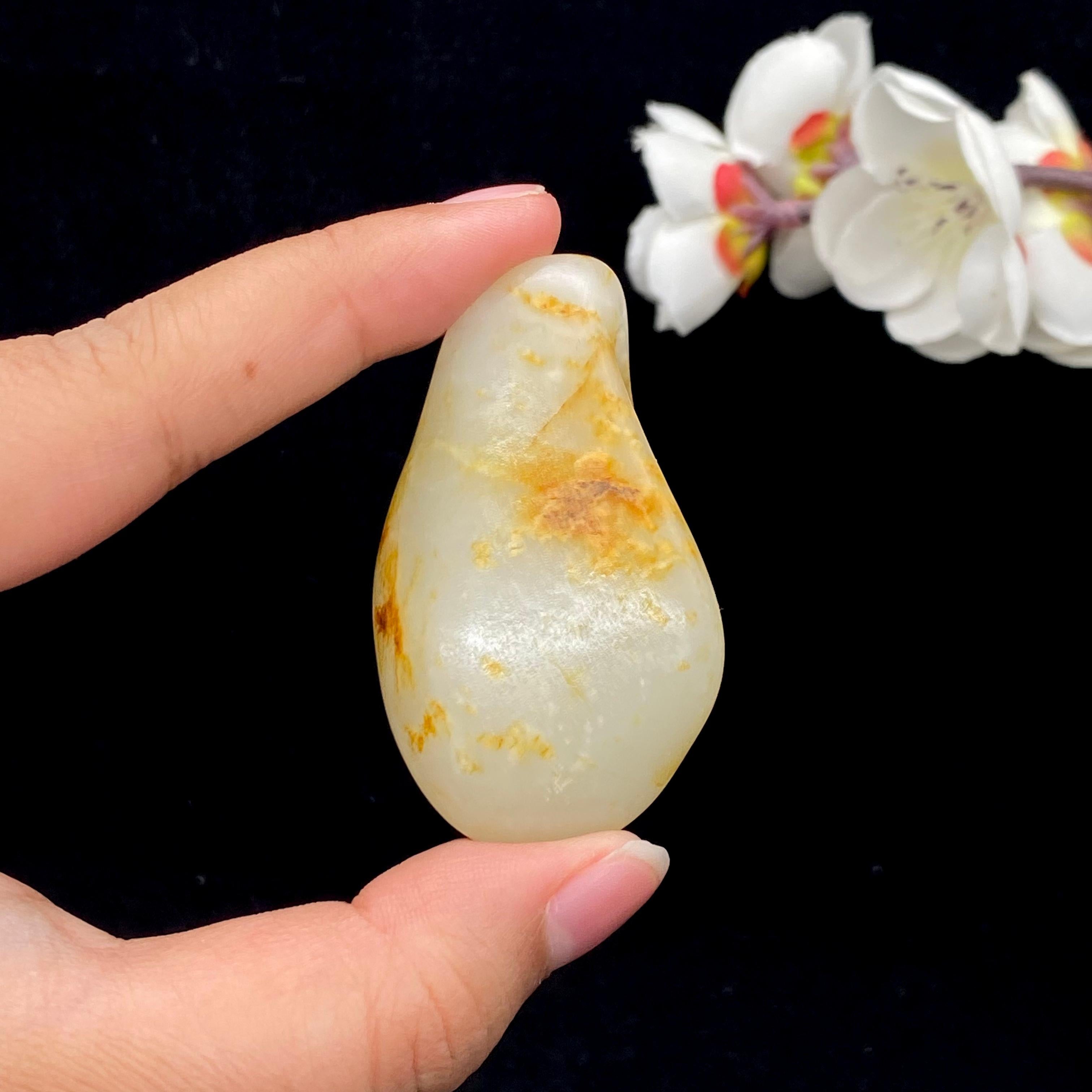 和田玉洒金皮籽料挂件（39.6g）