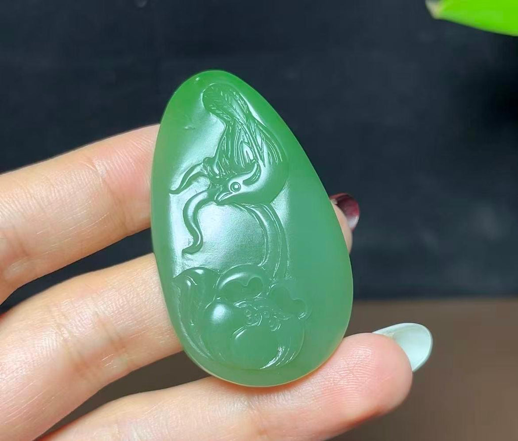 和田玉碧玉喜事连连（25.3g）
