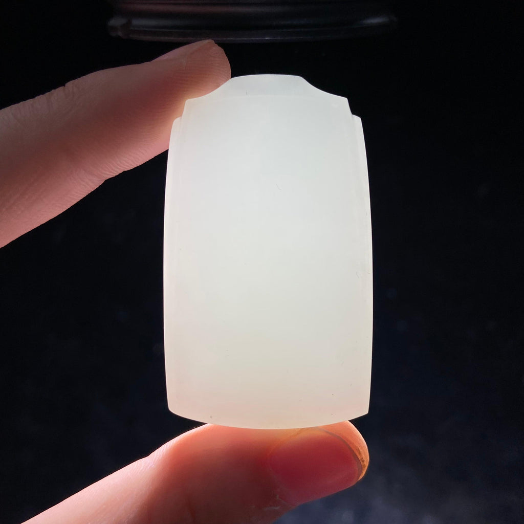 和田玉白玉无事牌（32.1g）
