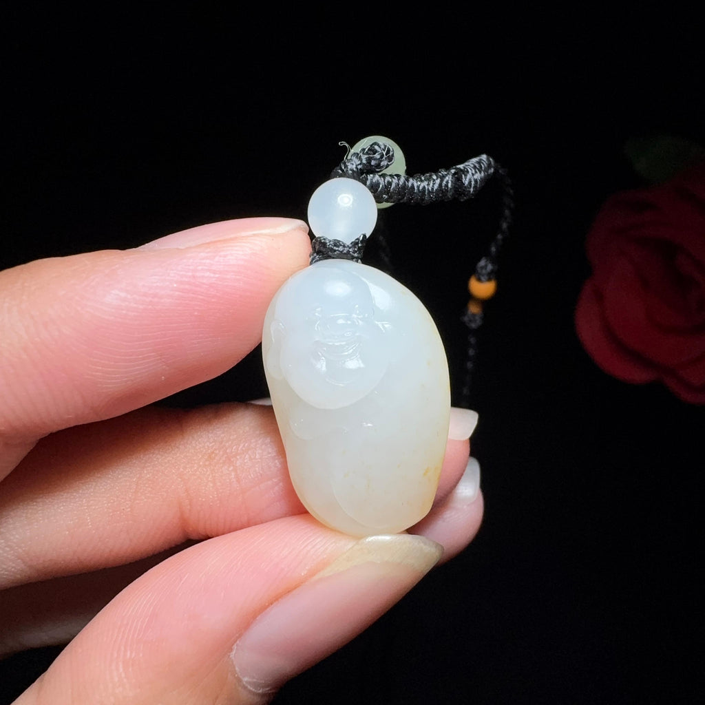 秒杀和田玉籽料佛公挂件（5.0g）