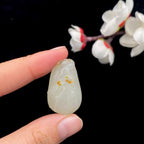 【超值推荐】和田玉白玉籽料【雕刻件】（9.8g）