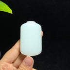 和田山料羊脂白玉无事牌挂件（58.2g）