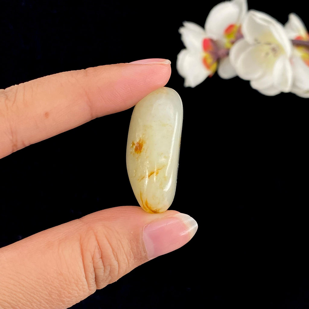 和田玉聚红皮籽料挂件（20.8g）