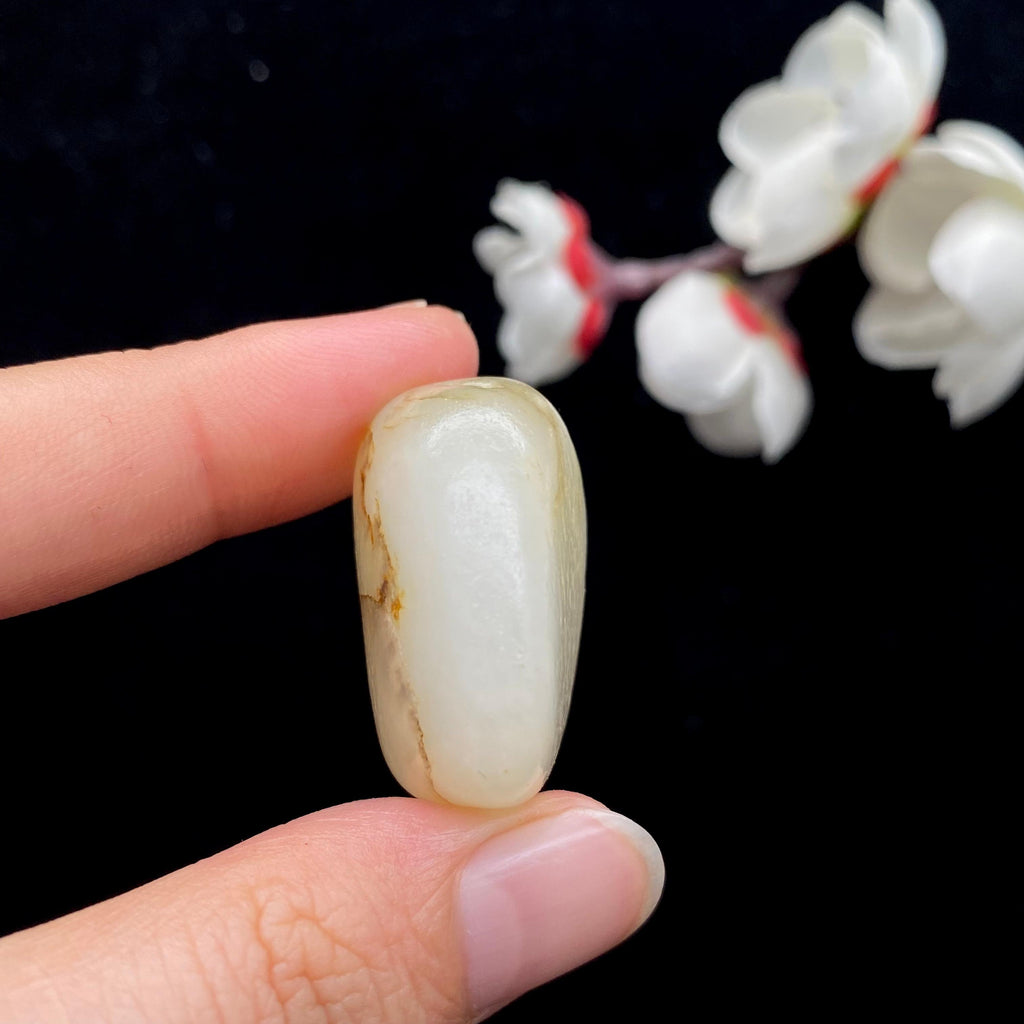 和田玉白玉籽料吊坠籽（19.1g）