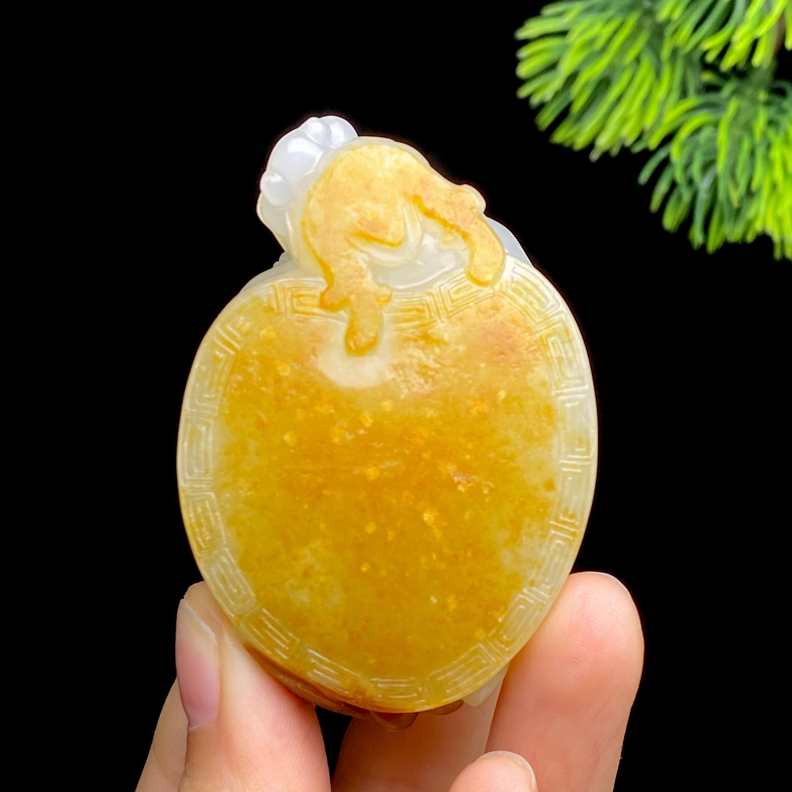 和田玉籽料龙龟（73.9g）