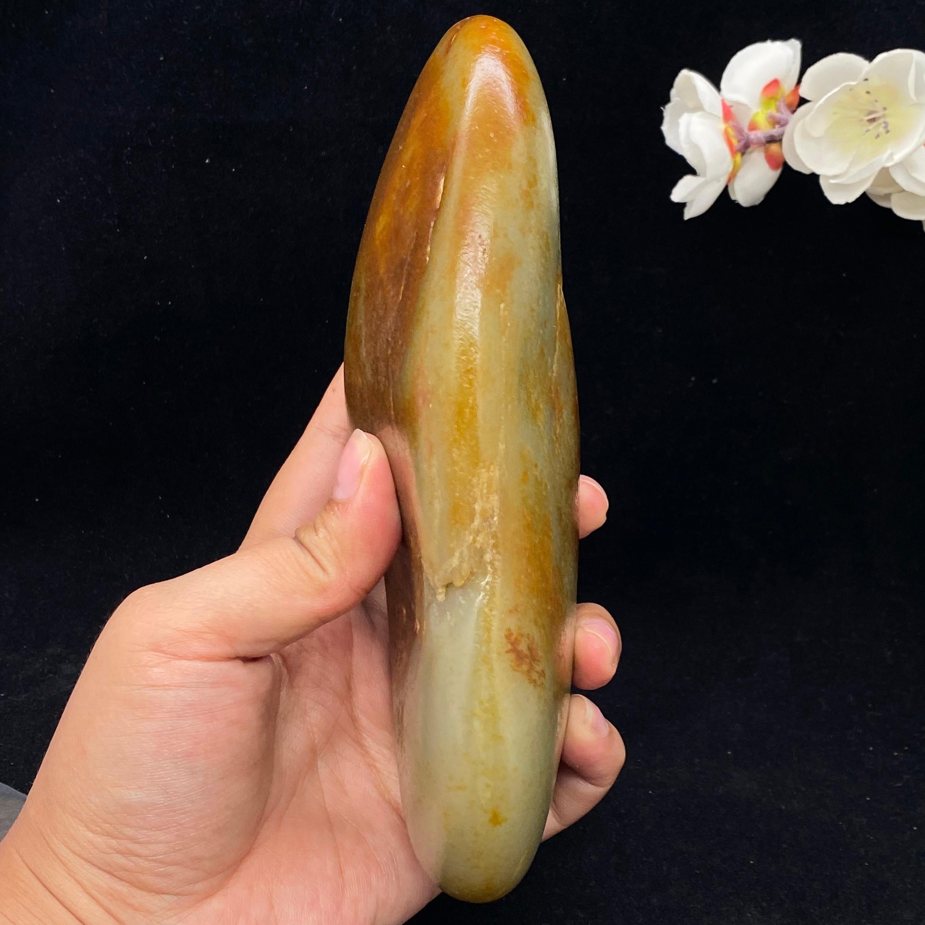 和田玉聚红皮籽料（1007g）