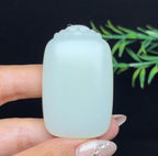 和田白玉平安无事牌（46.3g）