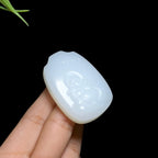 和田羊脂白玉弥勒佛挂件（44.7g）