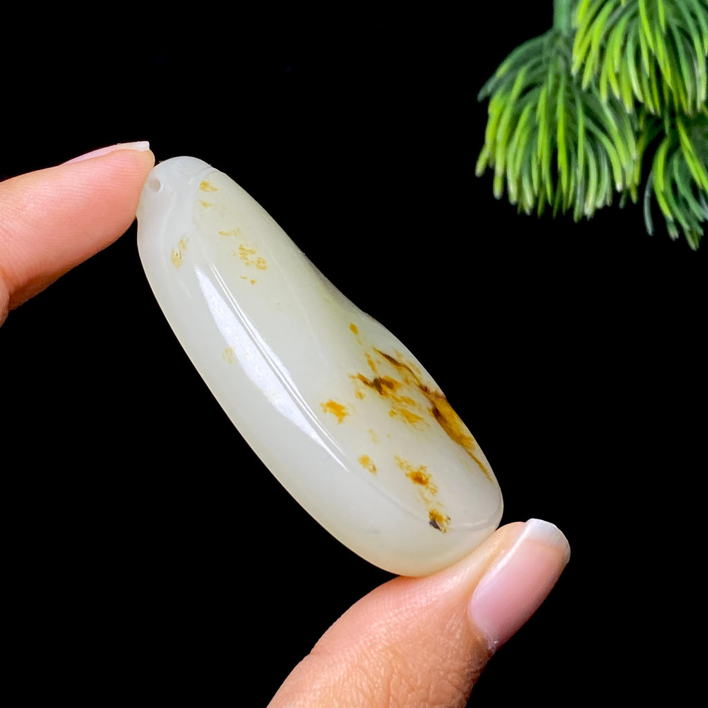 和田玉籽料无事牌（46.9g）