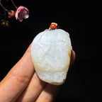 和田玉籽料白玉关公（47.0g）