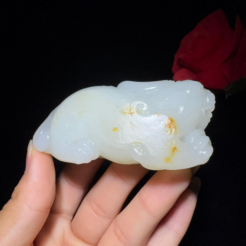 和田玉籽料手把件貔貅（139.5g）