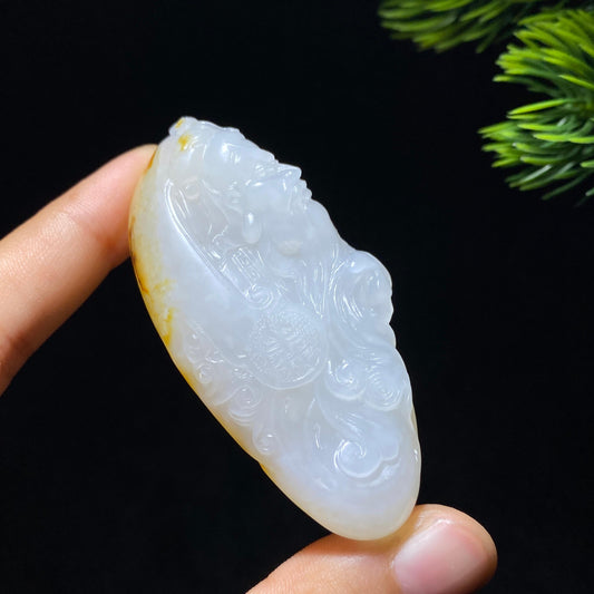 和田玉籽料关公（68.7g）