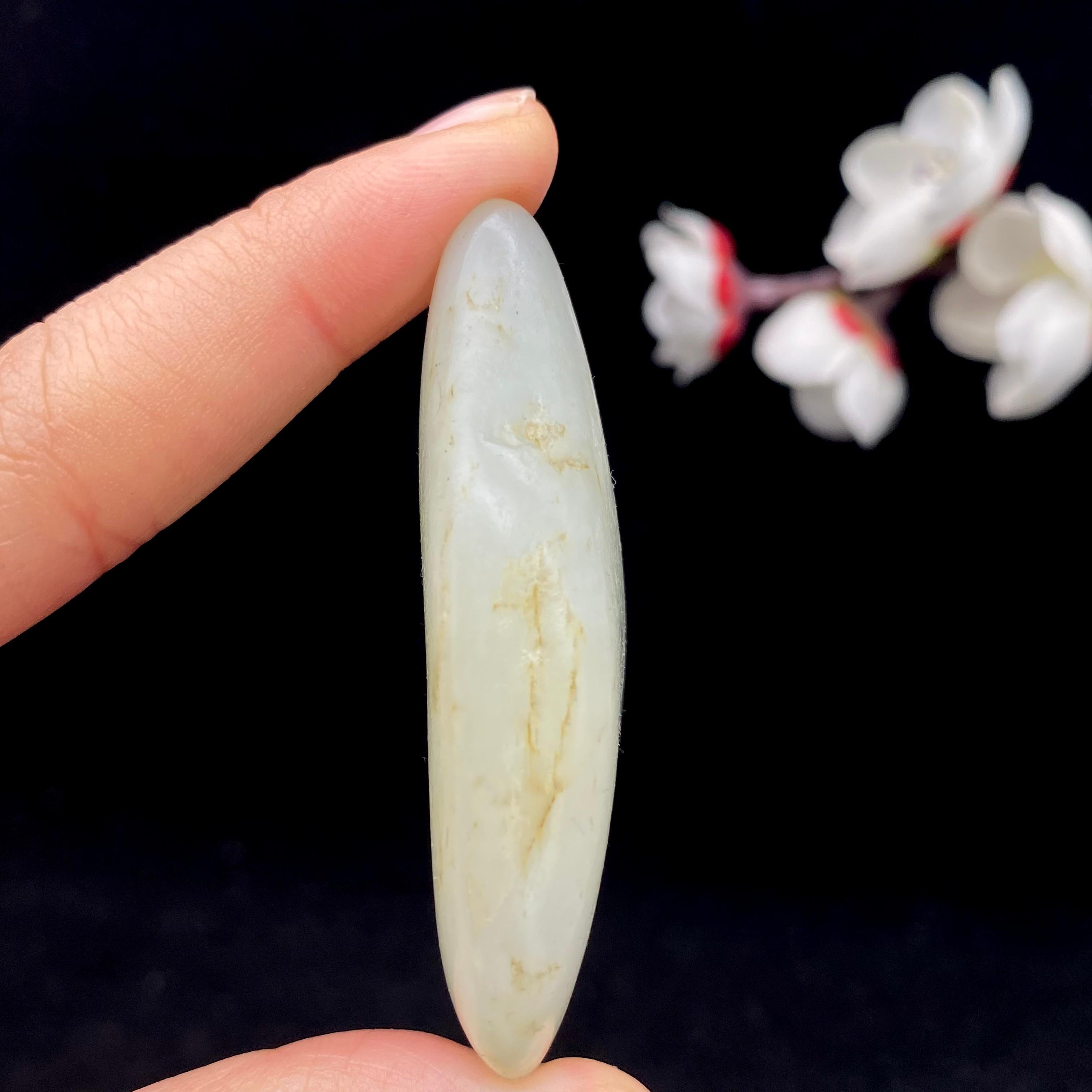 和田玉白玉籽料（42.4g）
