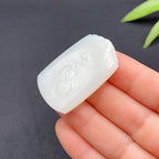 和田玉羊脂白玉生肖鼠玉牌（15.43g）