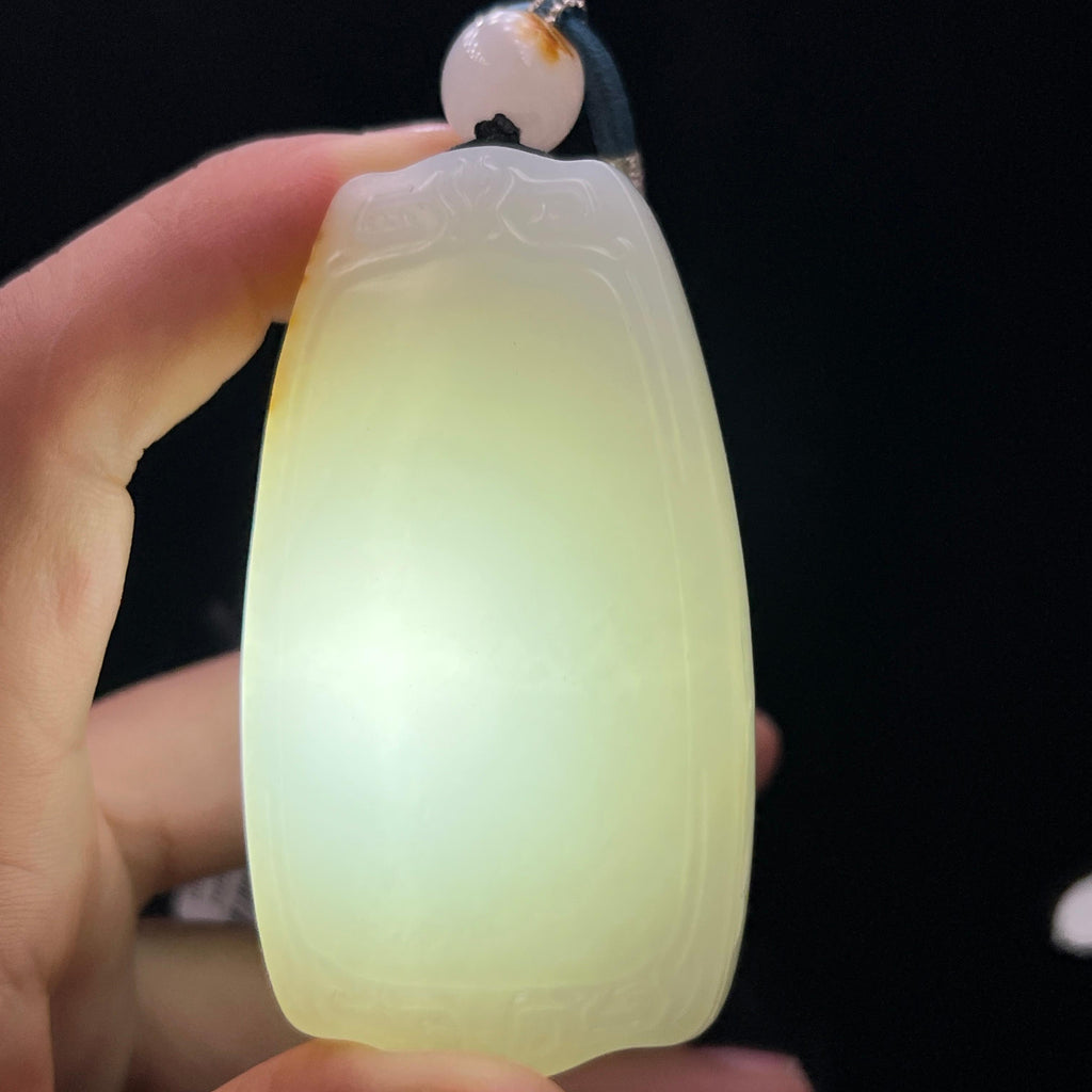 和田玉籽料无事牌（75.0g）