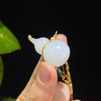和田玉羊脂玉葫芦90881323（16.0g）