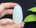 新疆和田玉且末糖羊脂玉观音佛吉祥如意（27.6g）