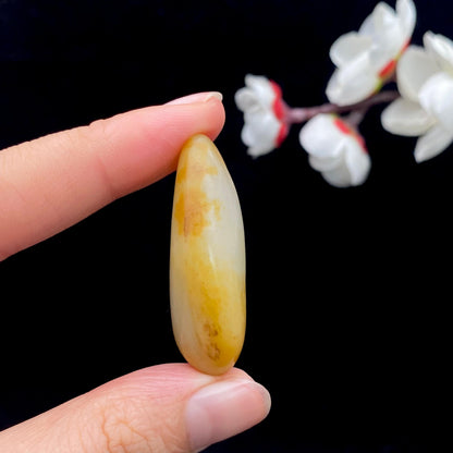 和田玉聚黄皮籽料原石（18.3g）