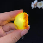 【超值推荐】 和田玉聚黄皮籽料吊坠籽（14.1g）