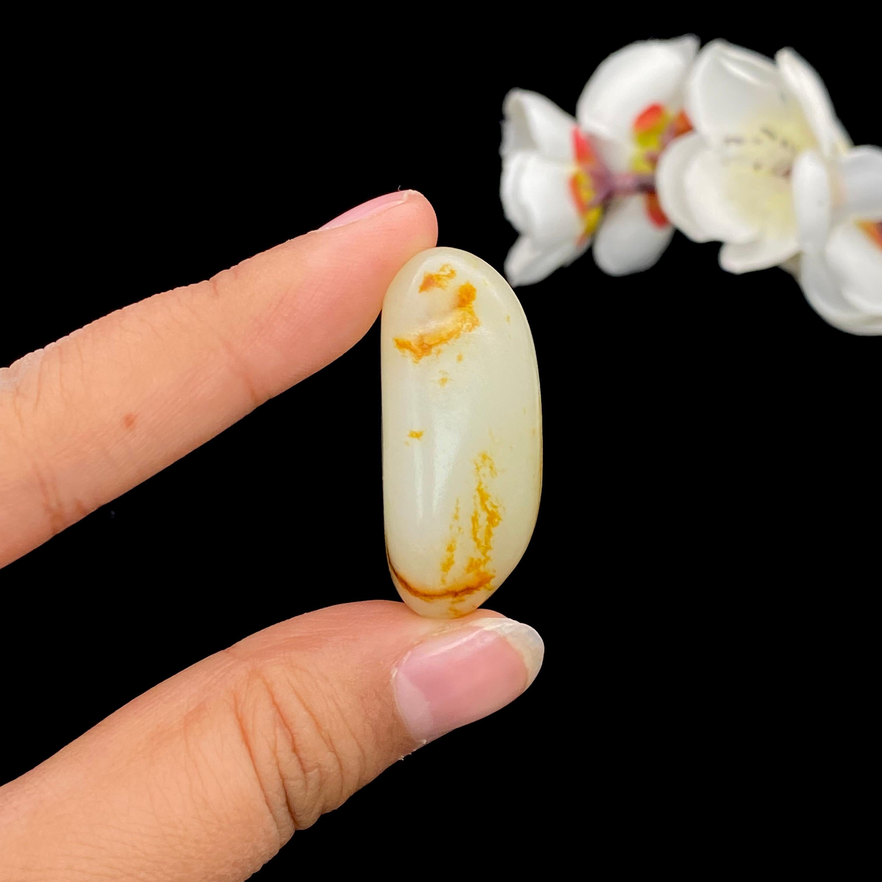 和田玉洒金皮籽料挂件（25g）