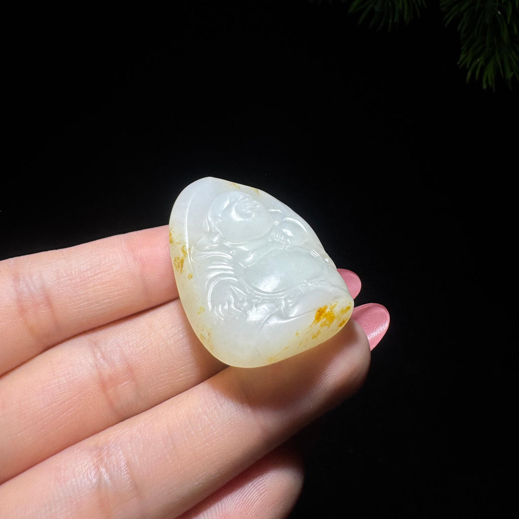 和田玉籽料佛公（26.6g）