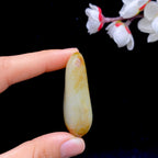 和田玉聚红皮籽料大挂件（57.1g）