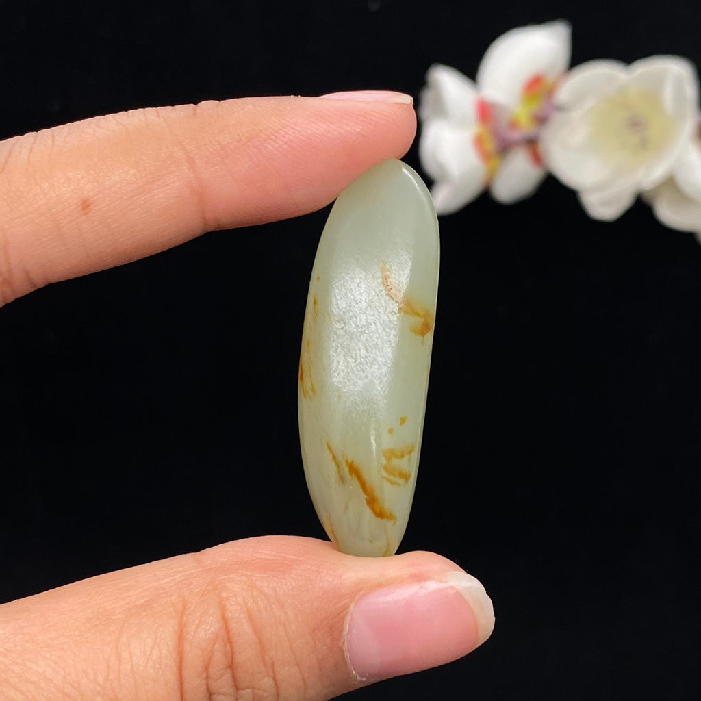 和田玉洒金皮籽料吊坠籽（15.1g）