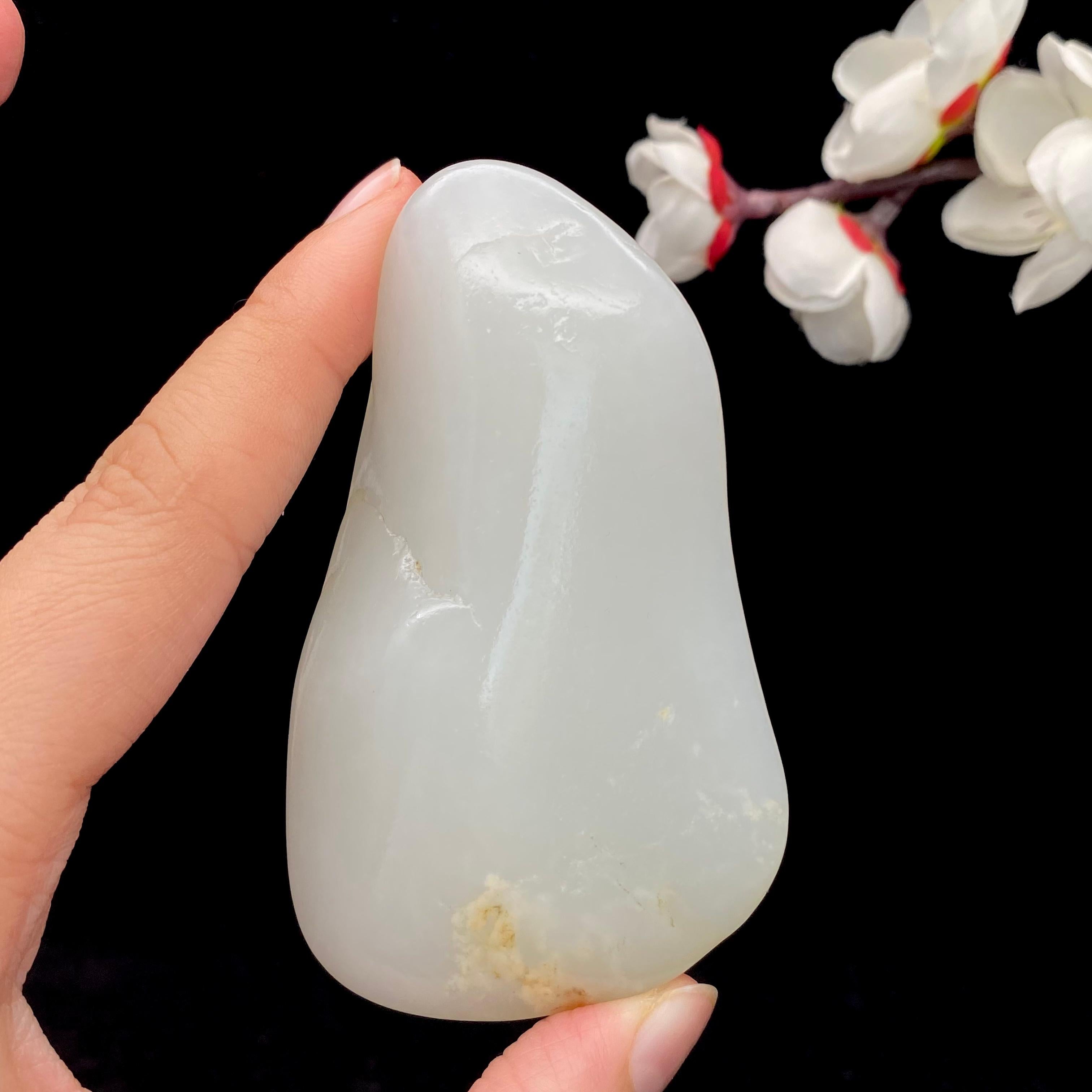 和田玉白玉籽料原石（92.1g）