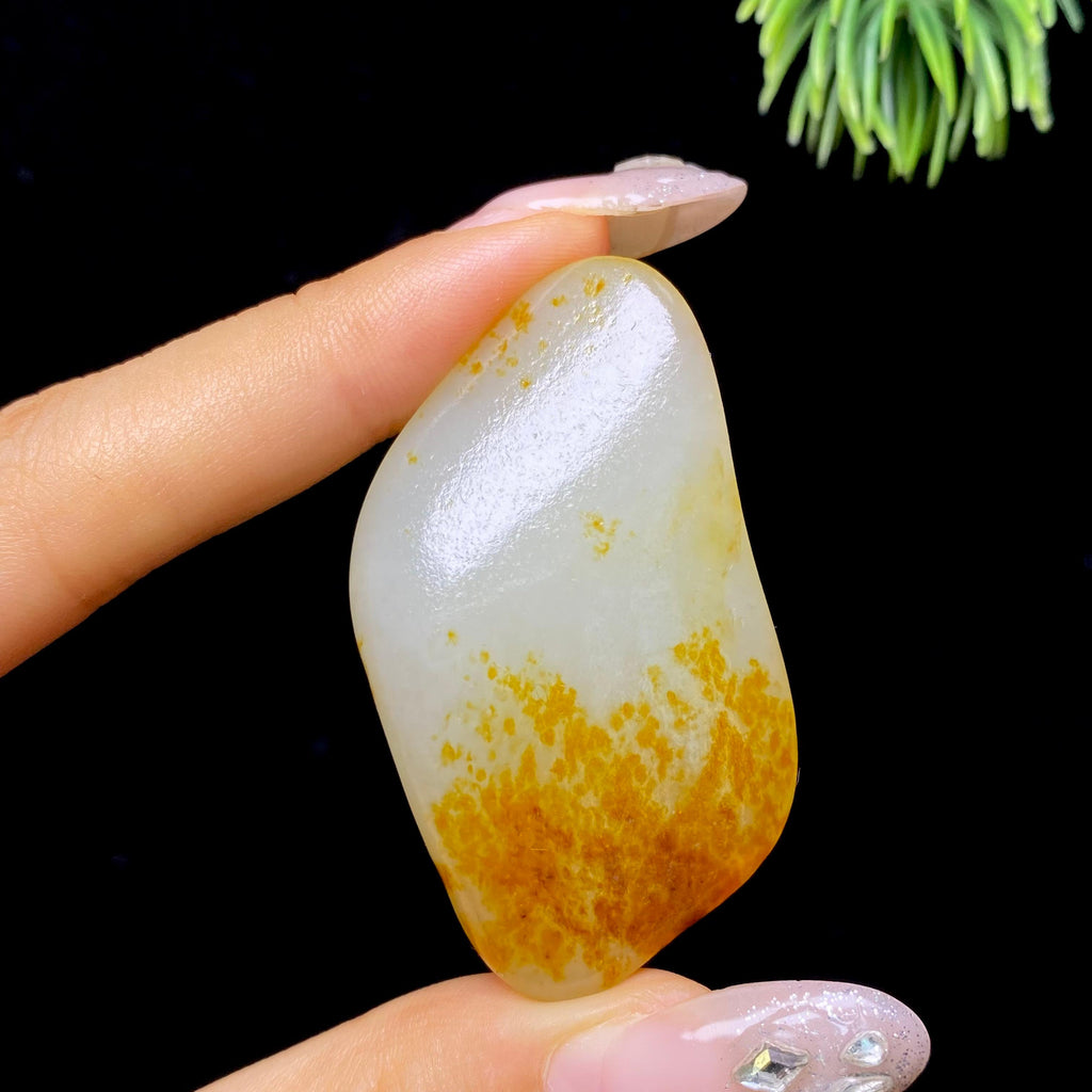 和田玉洒金皮籽料挂件（25.24g）