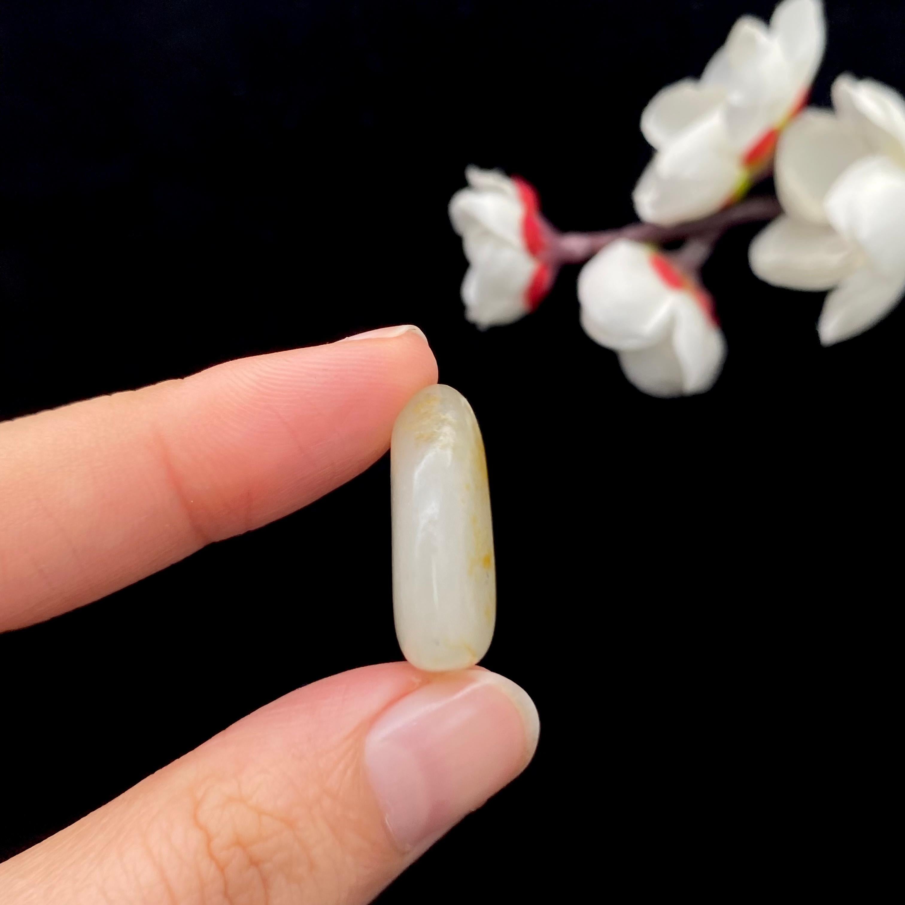 和田玉黄皮籽料吊坠籽（5g）
