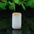 和田玉糖白无事牌挂件（45.6g）