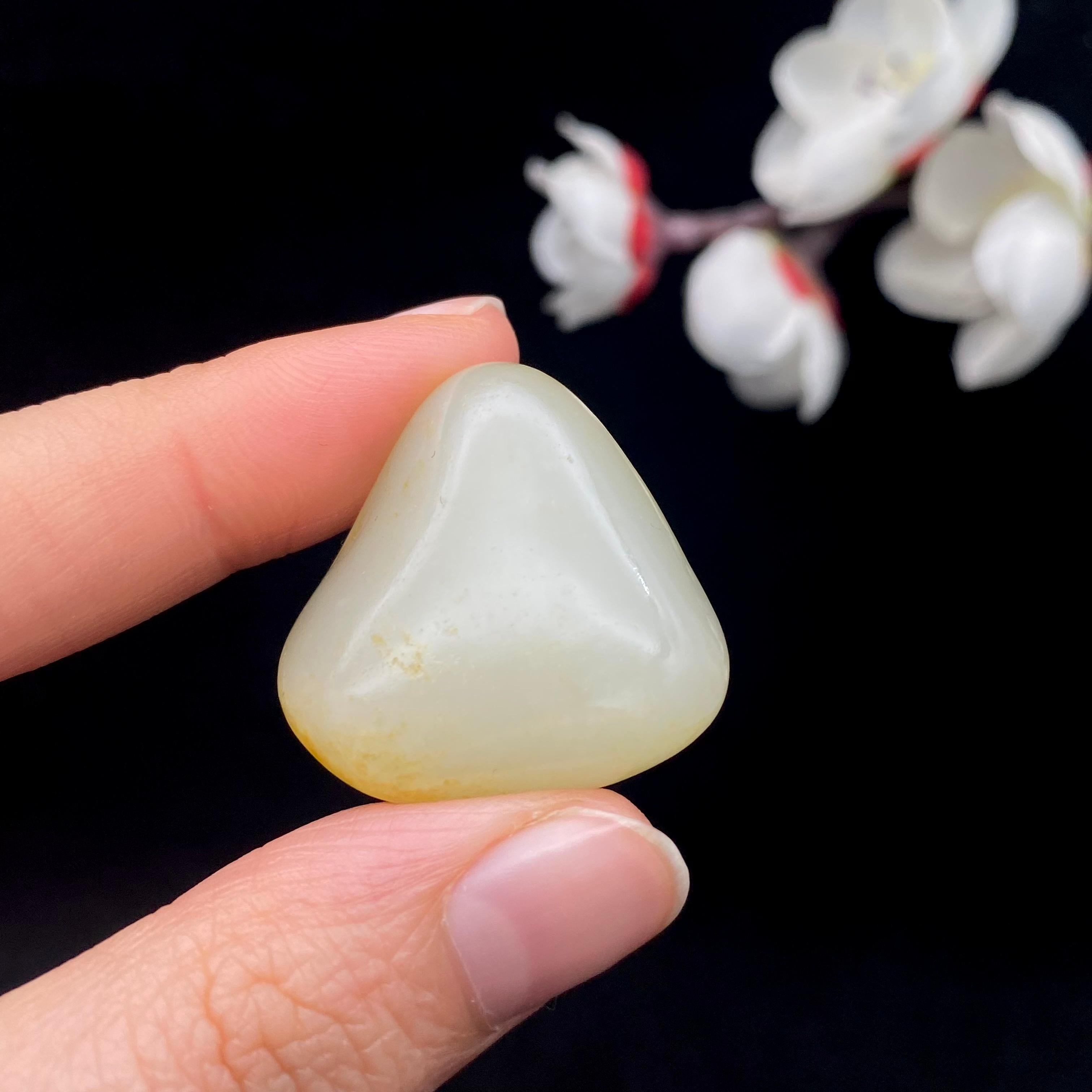 和田玉洒金皮籽料吊坠籽（13.8g）