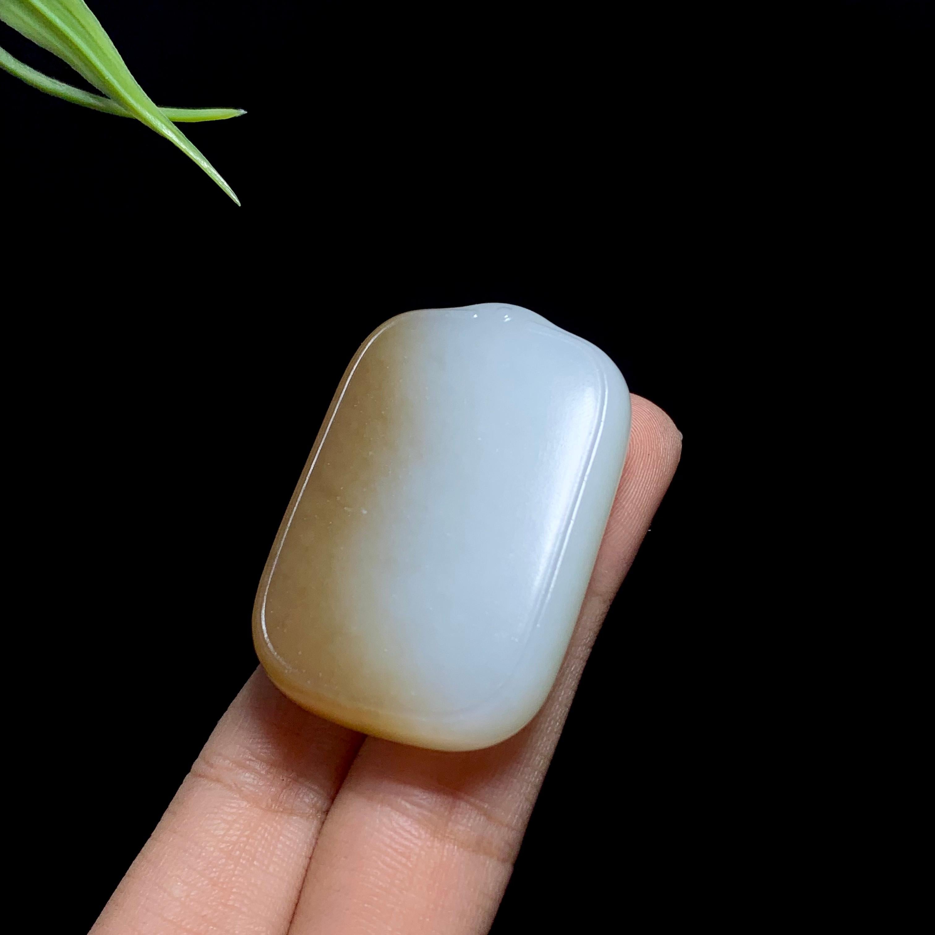 和田山料糖白玉无事牌（30.0g）