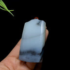 和田玉籽料青花无事牌（81.5g）