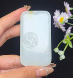 和田玉糖白羊脂白玉观音（68.3g）
