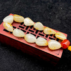 和田玉洒金皮【精品手串】（35.4g）