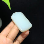 和田山料白玉无事牌挂件（50.8g）