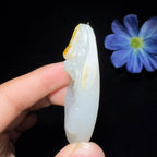 秒杀和田玉籽料挂件龙行天下（29.6g）