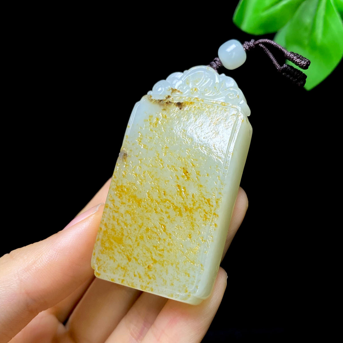 和田玉籽料无事牌（46.1g）