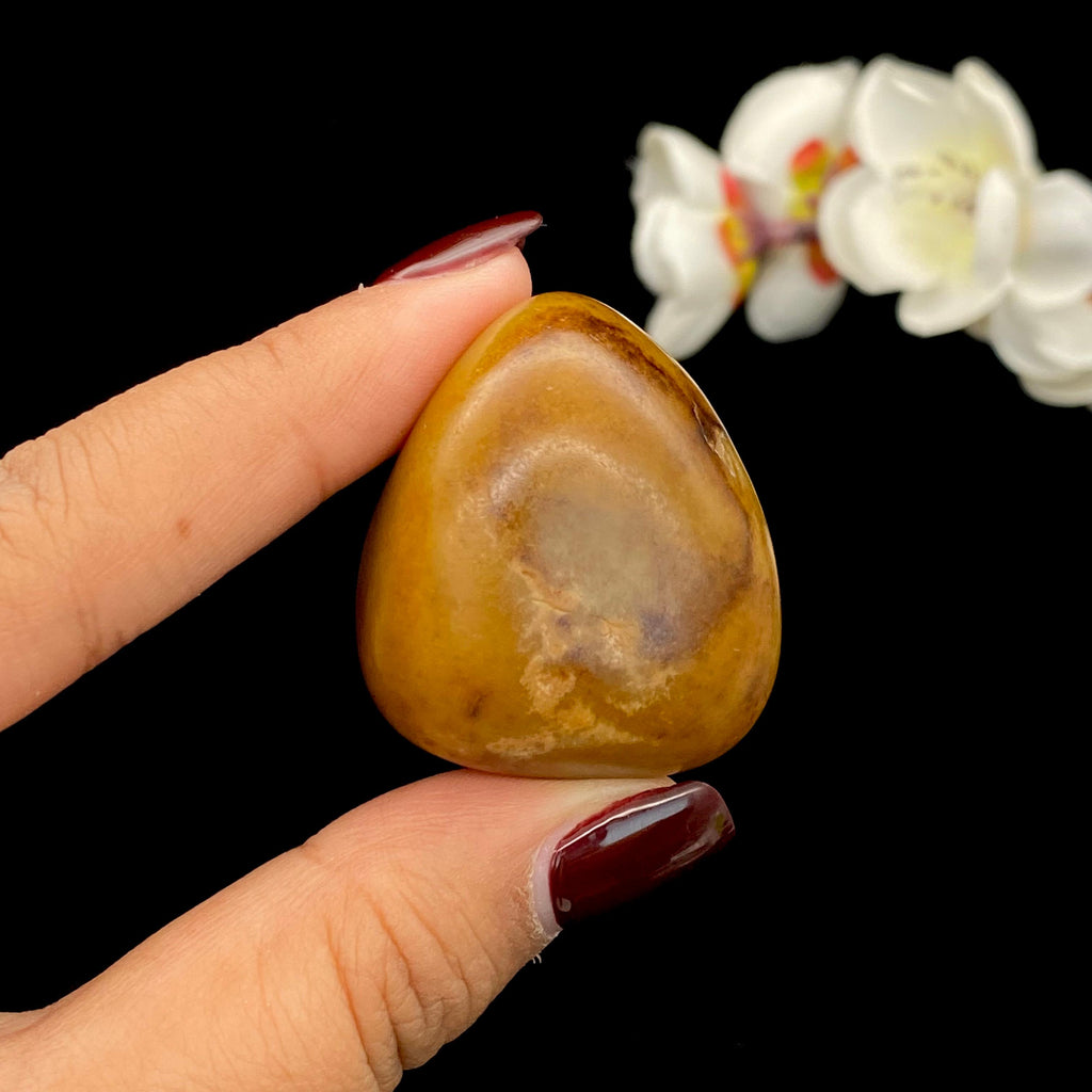 和田玉聚黄皮籽料原石（55.1g）