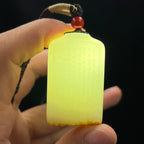 和田玉籽料无事牌（36.3g）