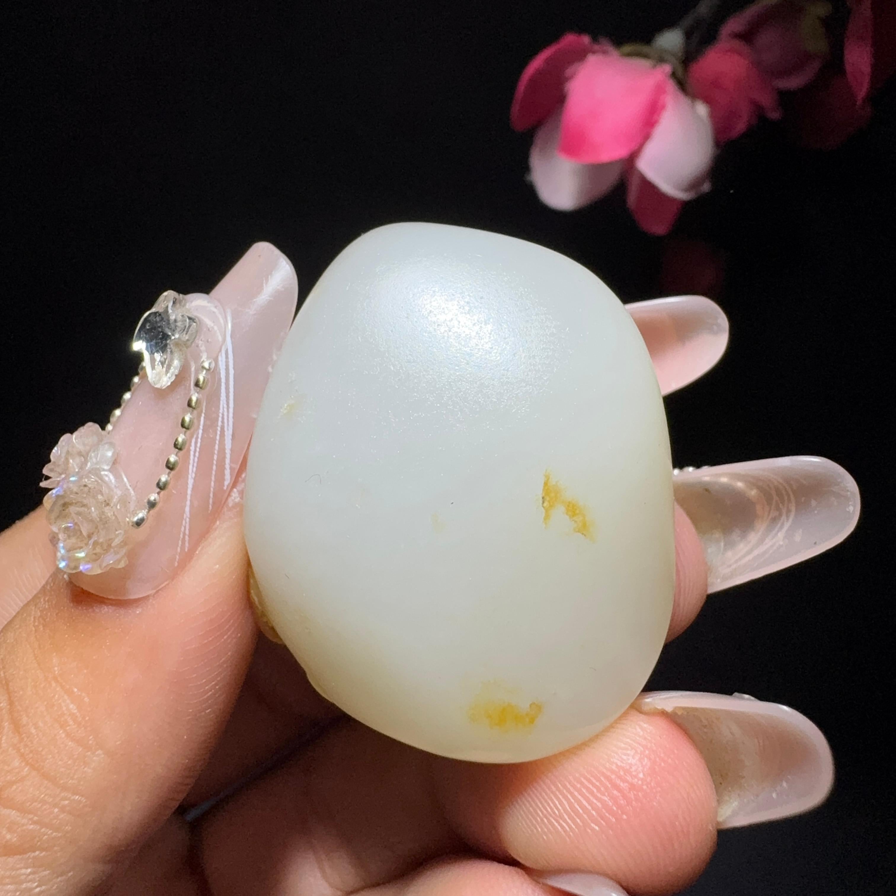 和田玉籽料挂件佛公（21.9g）