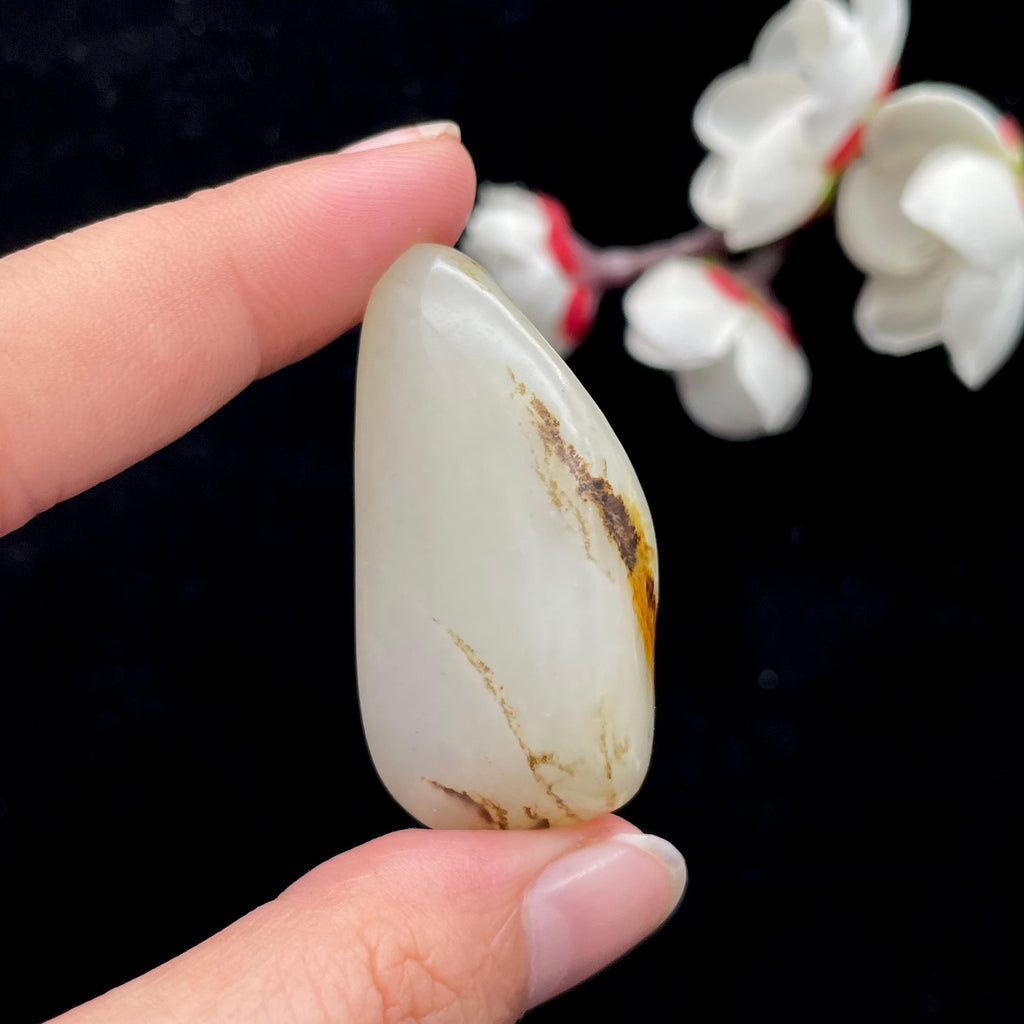 和田玉洒金皮籽料挂件（28.5g）