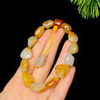 和田玉黄皮籽料手串（29.17g）