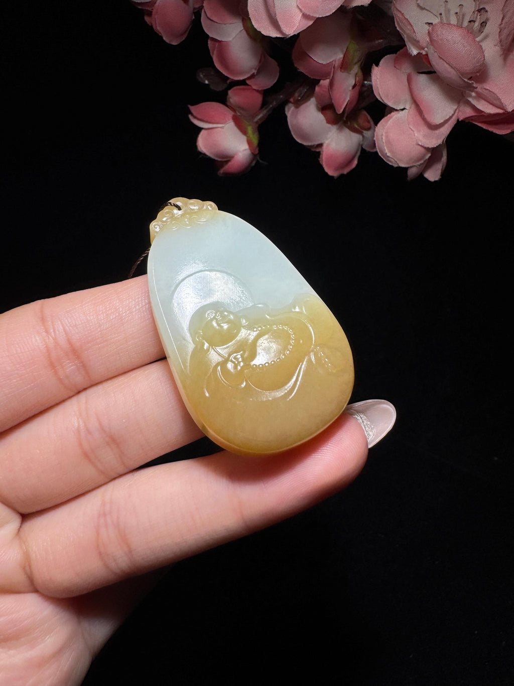和田玉糖白玉佛公（30.0g）