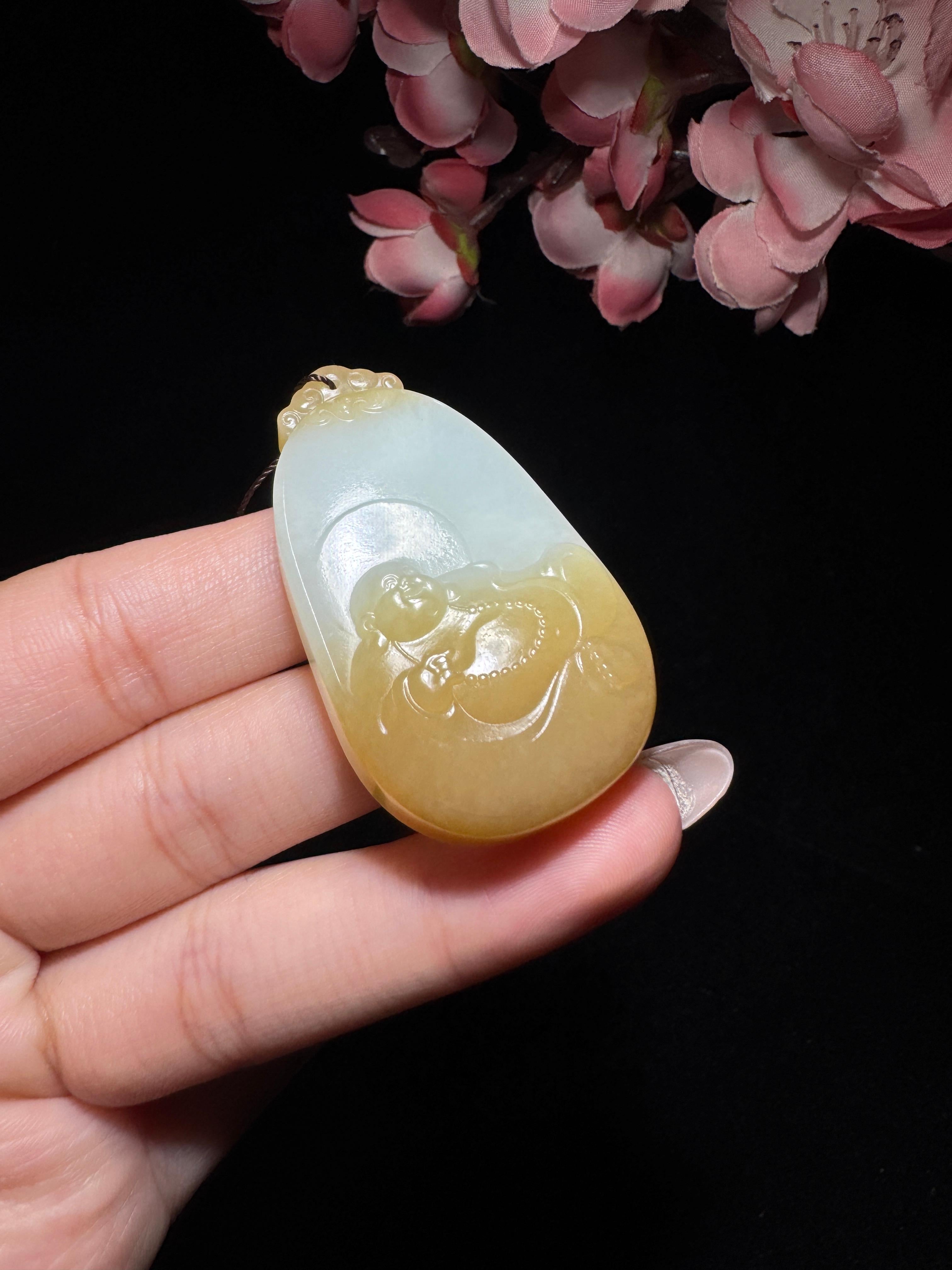 和田玉糖白玉佛公（30.0g）