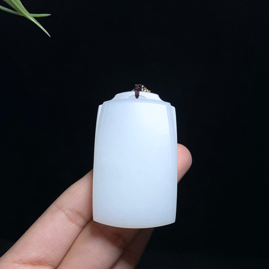 和田山料白玉无事牌（43.7g）
