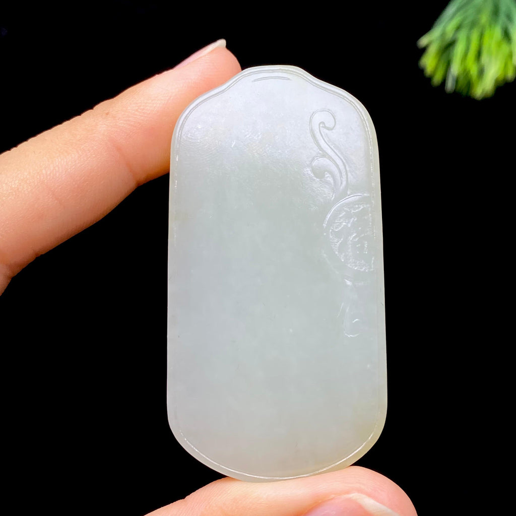 和田玉籽料无事牌（43.3g）